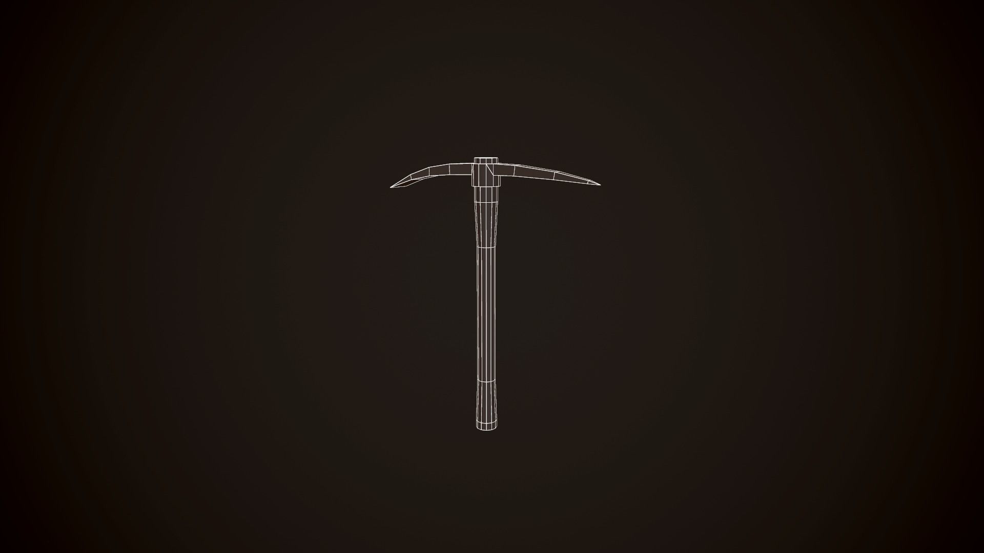 LowPoly MineAssets wheelbarrow Low-poly 3D model_7