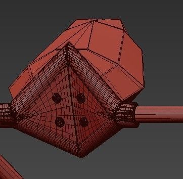 Seed 03 blackened steel  white von Roll Hill 3D model_2