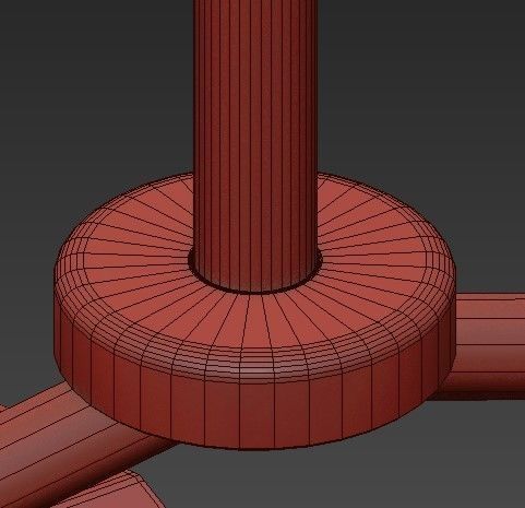 Seed 03 blackened steel  white von Roll Hill 3D model_3