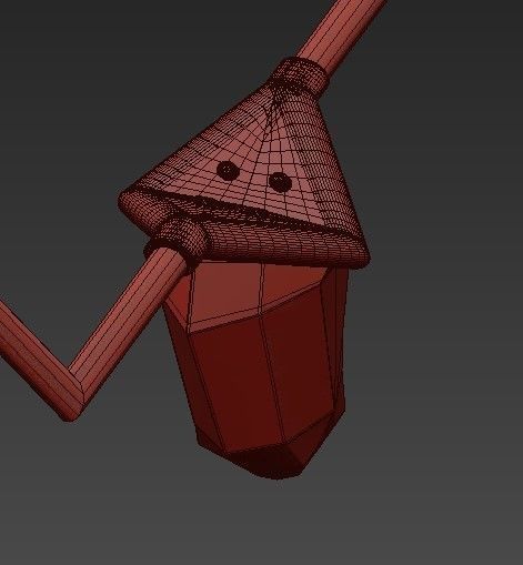 Seed 03 blackened steel  white von Roll Hill 3D model_1