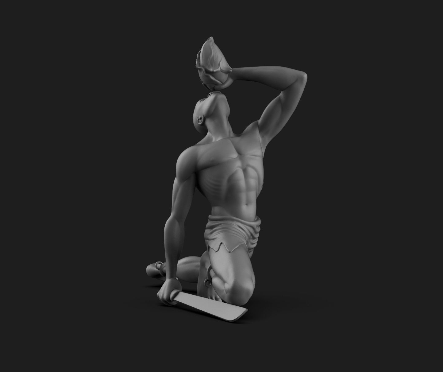 Neg Mawon Printable 3D print model_25