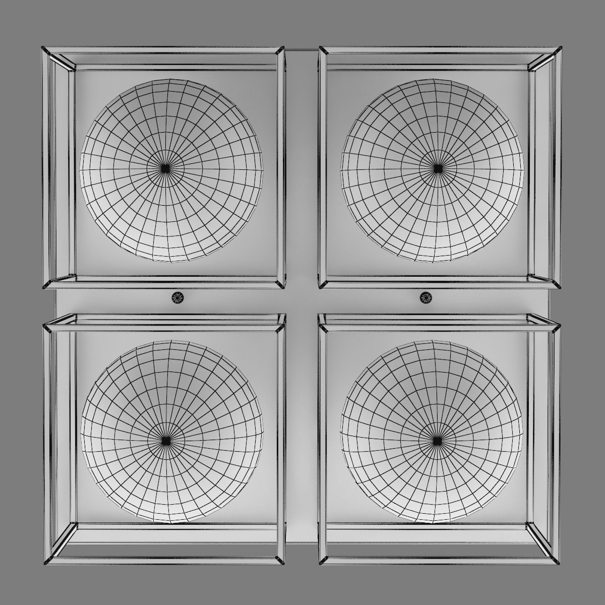 732147 Gabbia Lightstar Ceiling Lamp 3D model_8