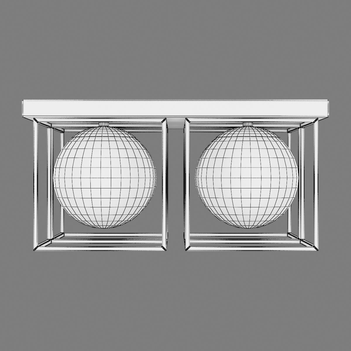 732147 Gabbia Lightstar Ceiling Lamp 3D model_4