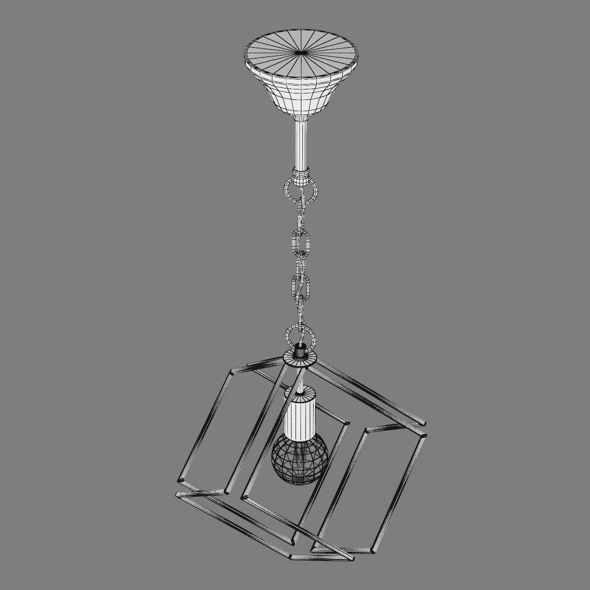 732317 Gabbia Lightstar Pendant chandelier 3D model_6