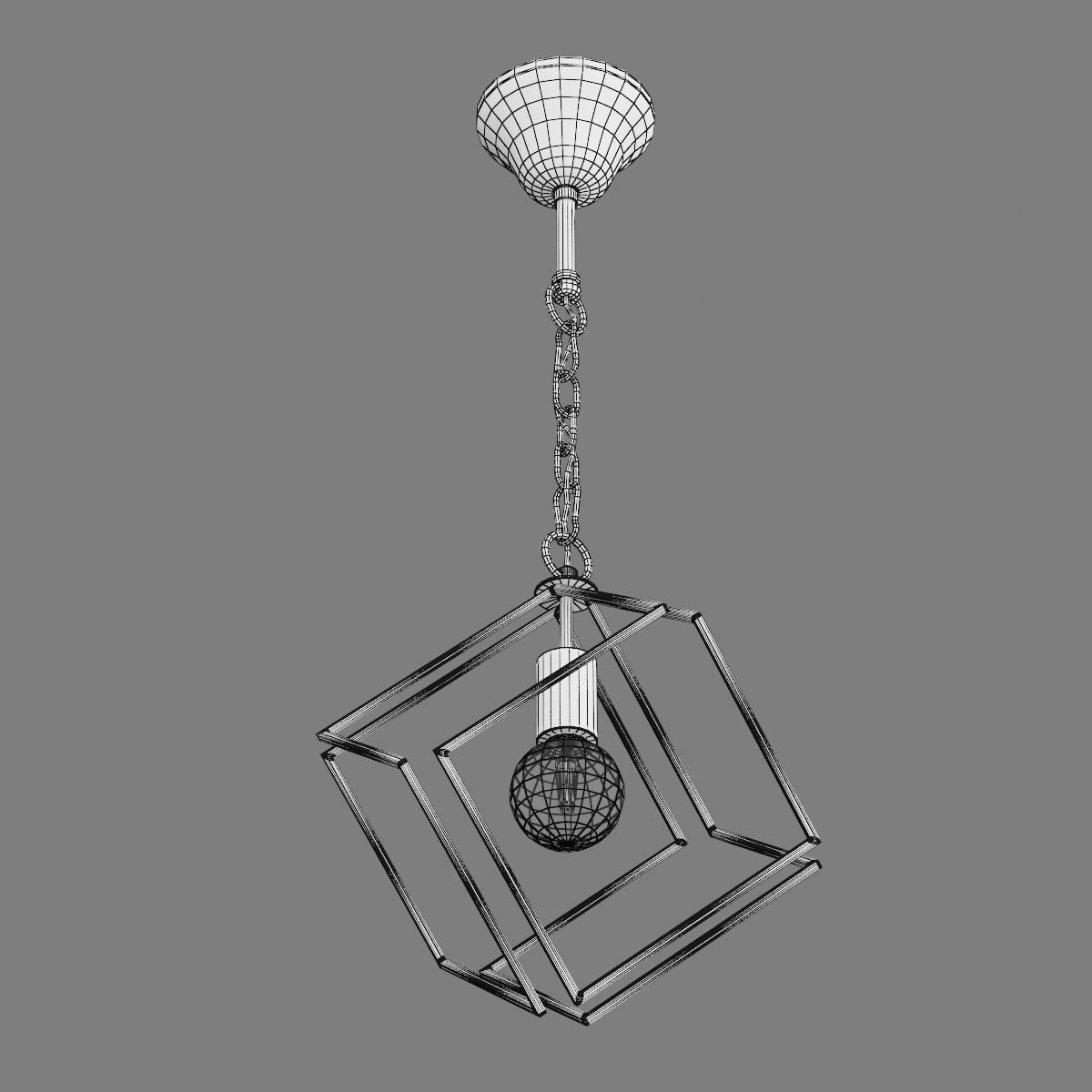 732317 Gabbia Lightstar Pendant chandelier 3D model_5