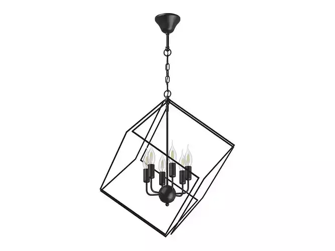 732367 Gabbia Lightstar Pendant chandelier 3D model