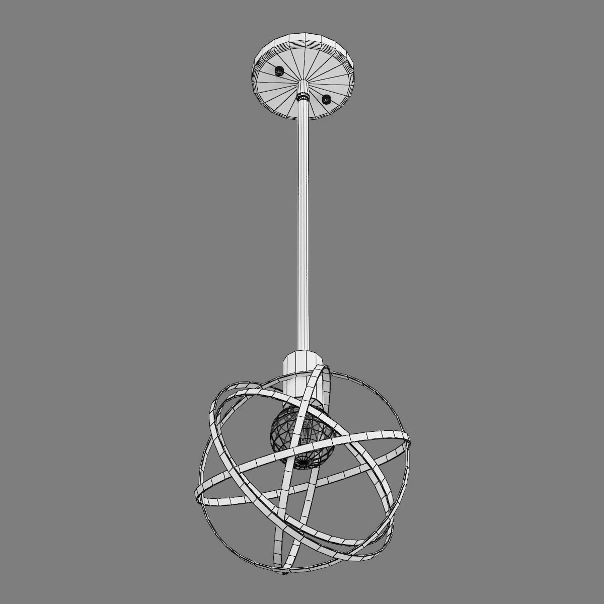 732417 Gabbia Lightstar Hanging Lamp 3D model_5