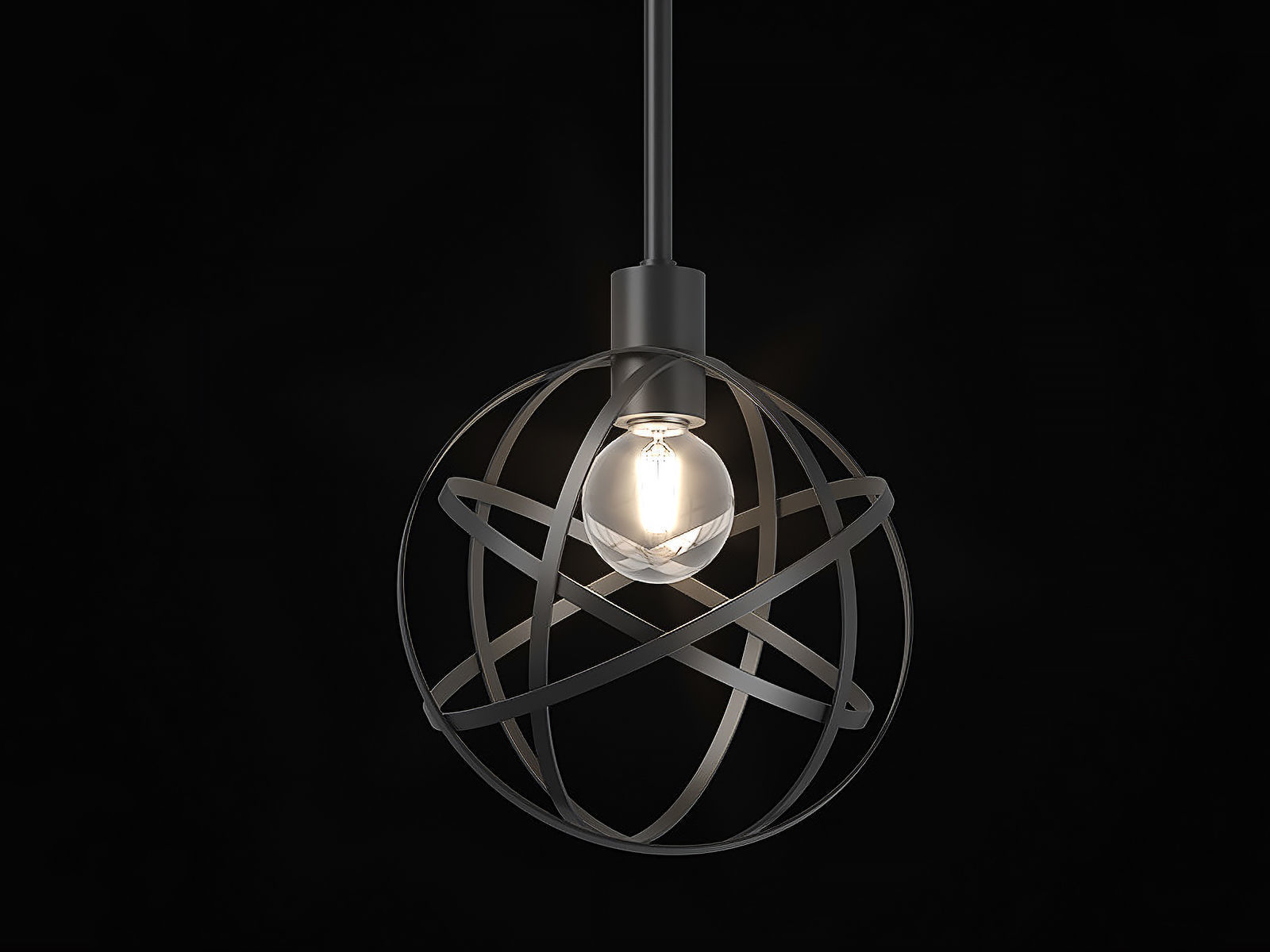 732417 Gabbia Lightstar Hanging Lamp 3D model_3