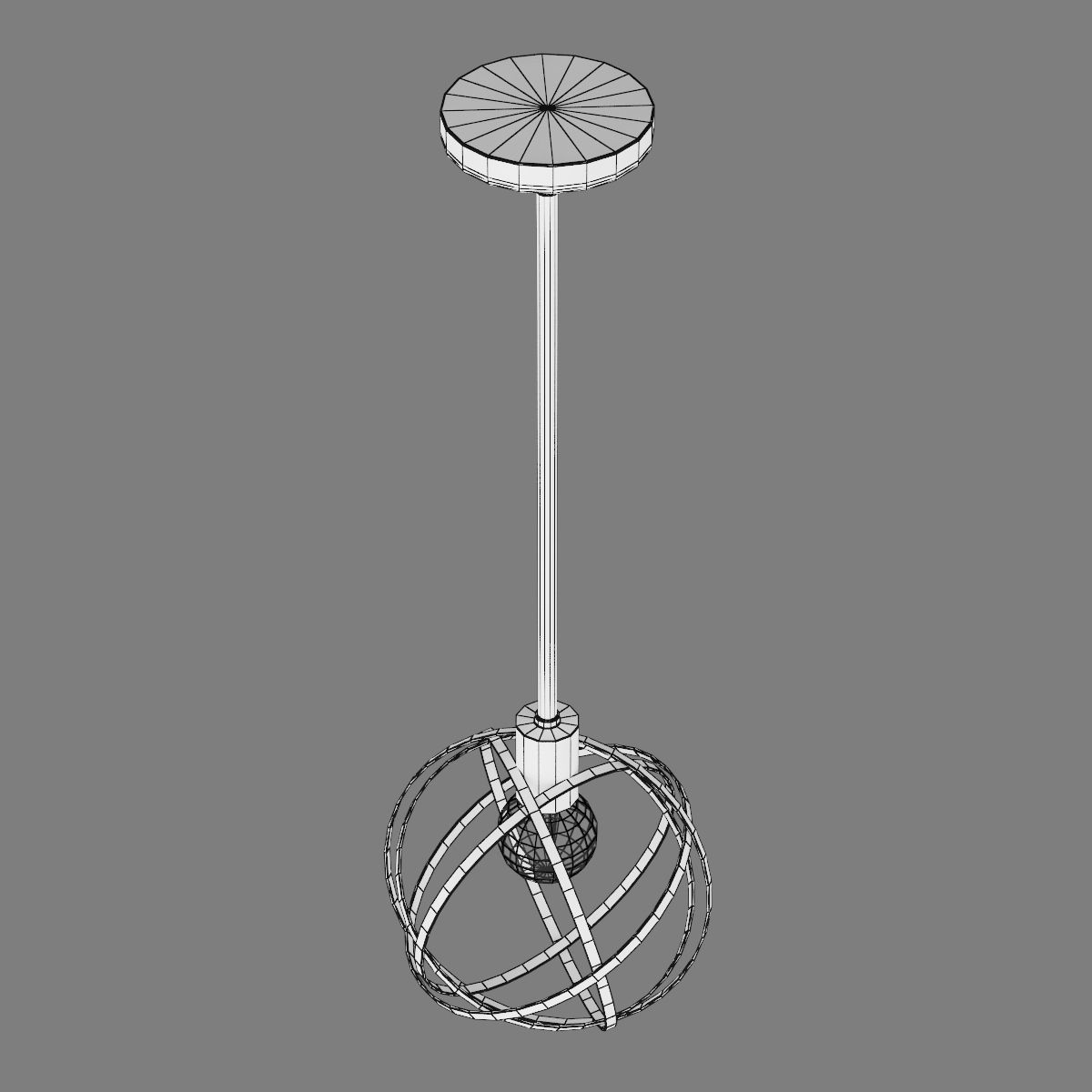 732417 Gabbia Lightstar Hanging Lamp 3D model_6