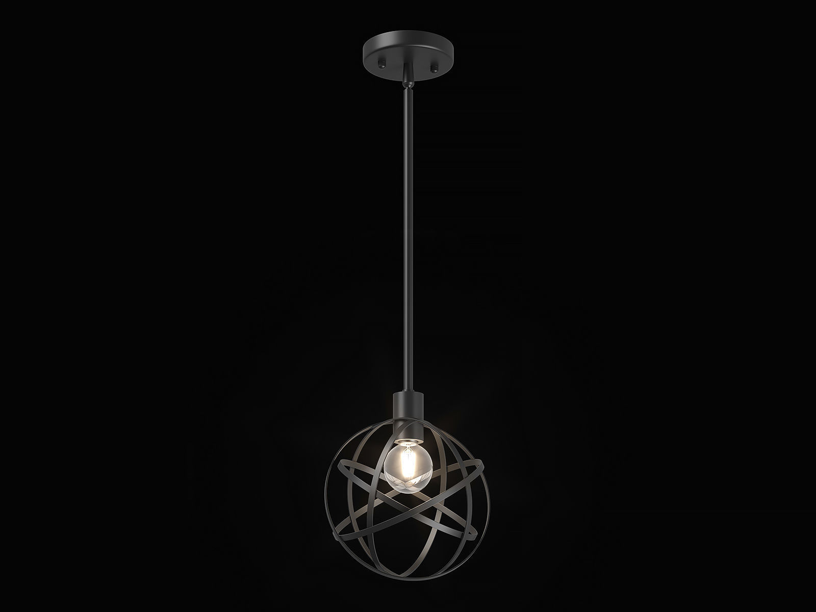 732417 Gabbia Lightstar Hanging Lamp 3D model_1
