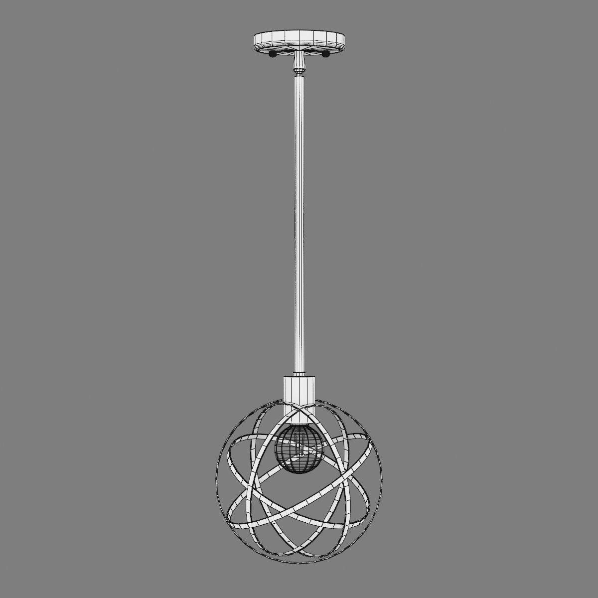 732417 Gabbia Lightstar Hanging Lamp 3D model_4