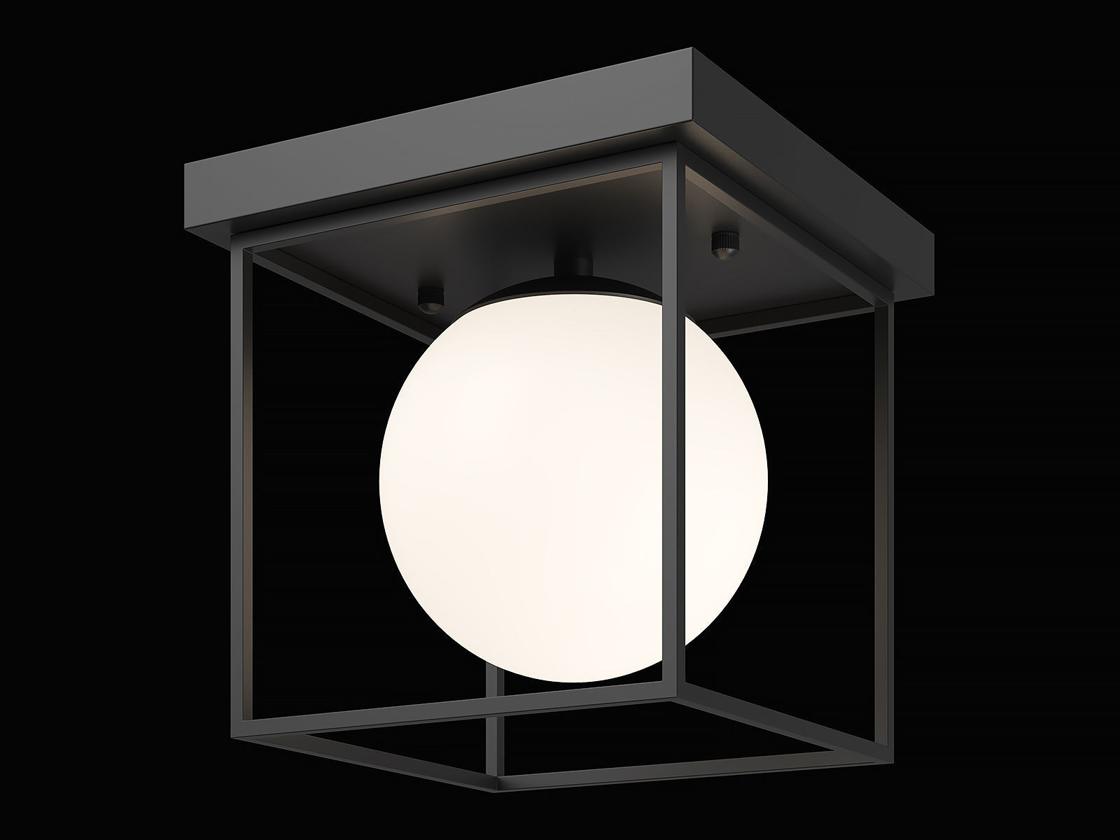 732617 Gabbia Lightstar Sconce or Ceiling chandelier 3D model_4