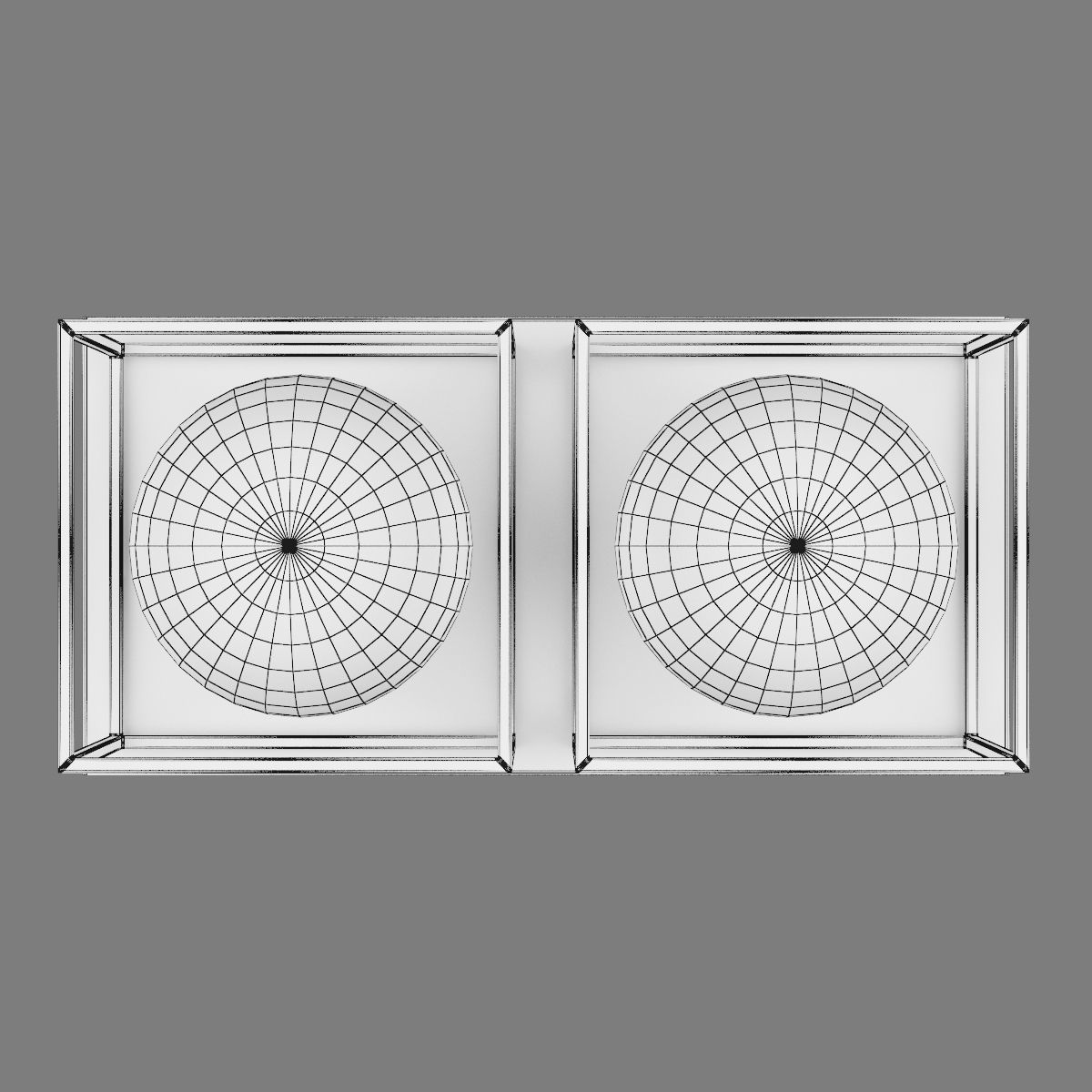 732627 Gabbia Lightstar Sconce or Ceiling chandelier 3D model_5