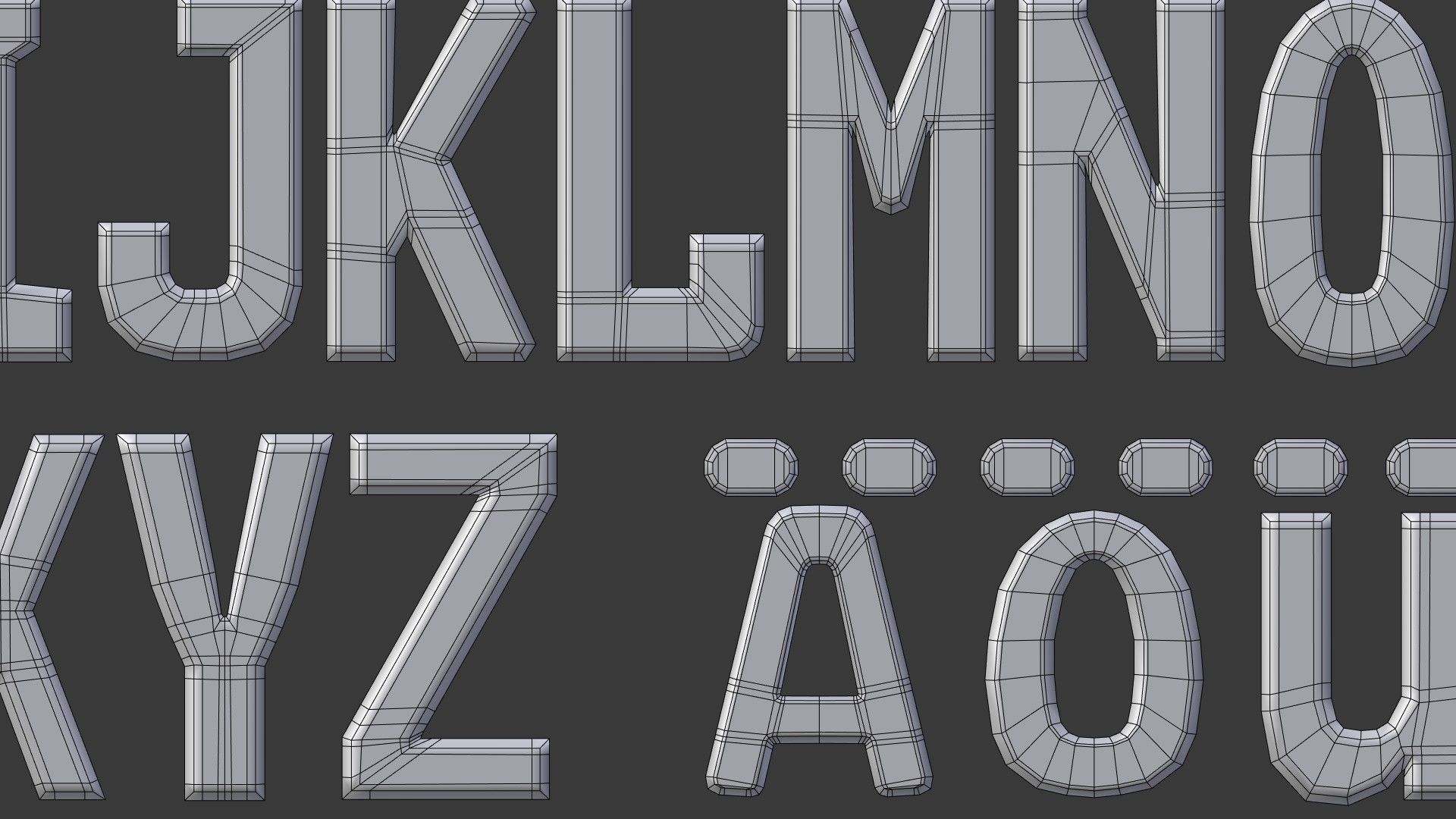 License Plate Germany EU Low-poly 3D model_12