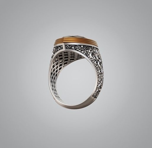 man ring 3D print model