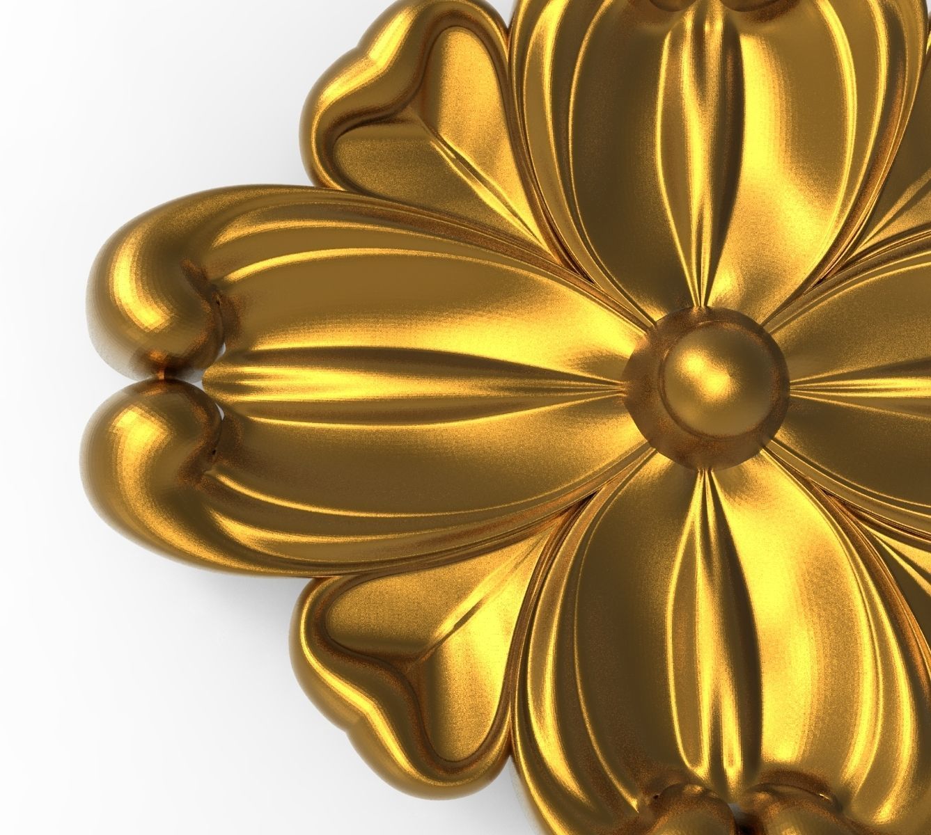 decorative rosette 3D model_1