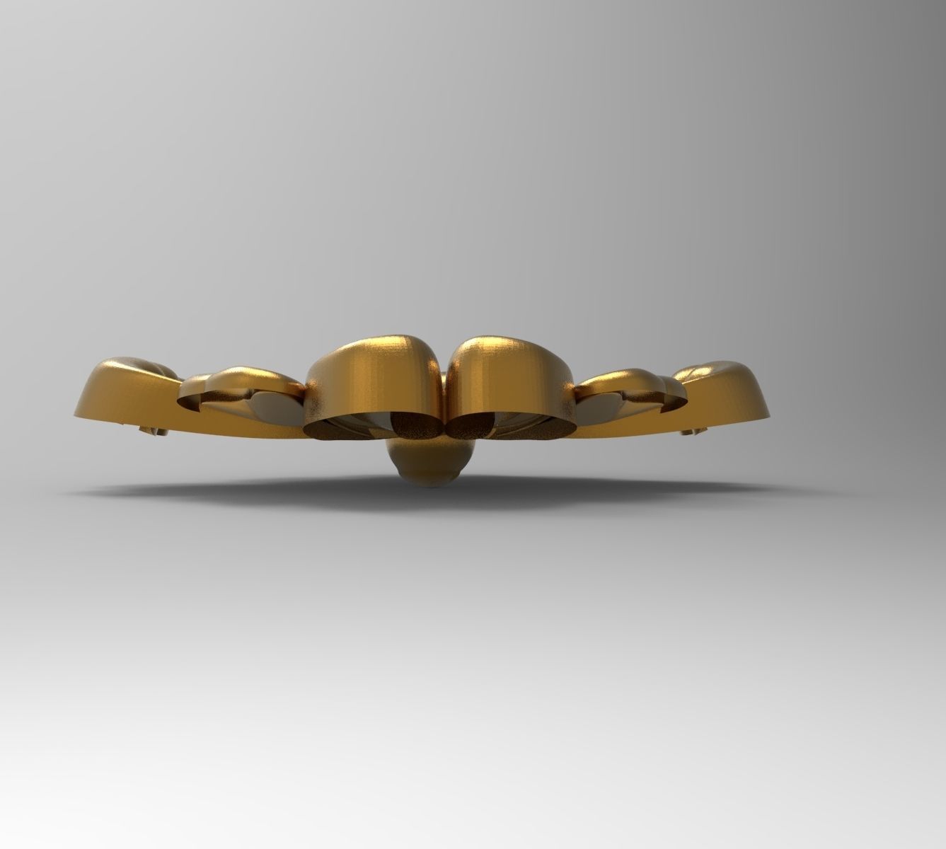 decorative rosette 3D model_5