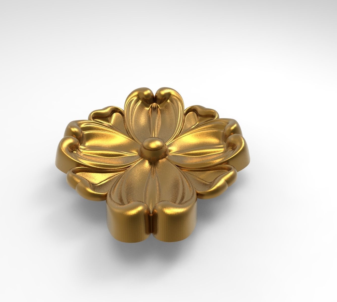 decorative rosette 3D model_6