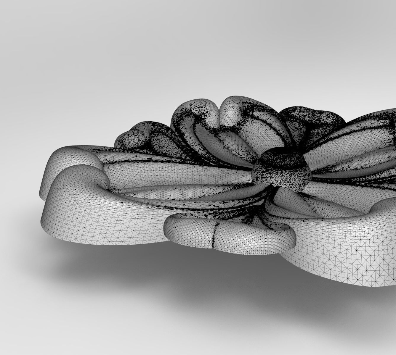 decorative rosette 3D model_11