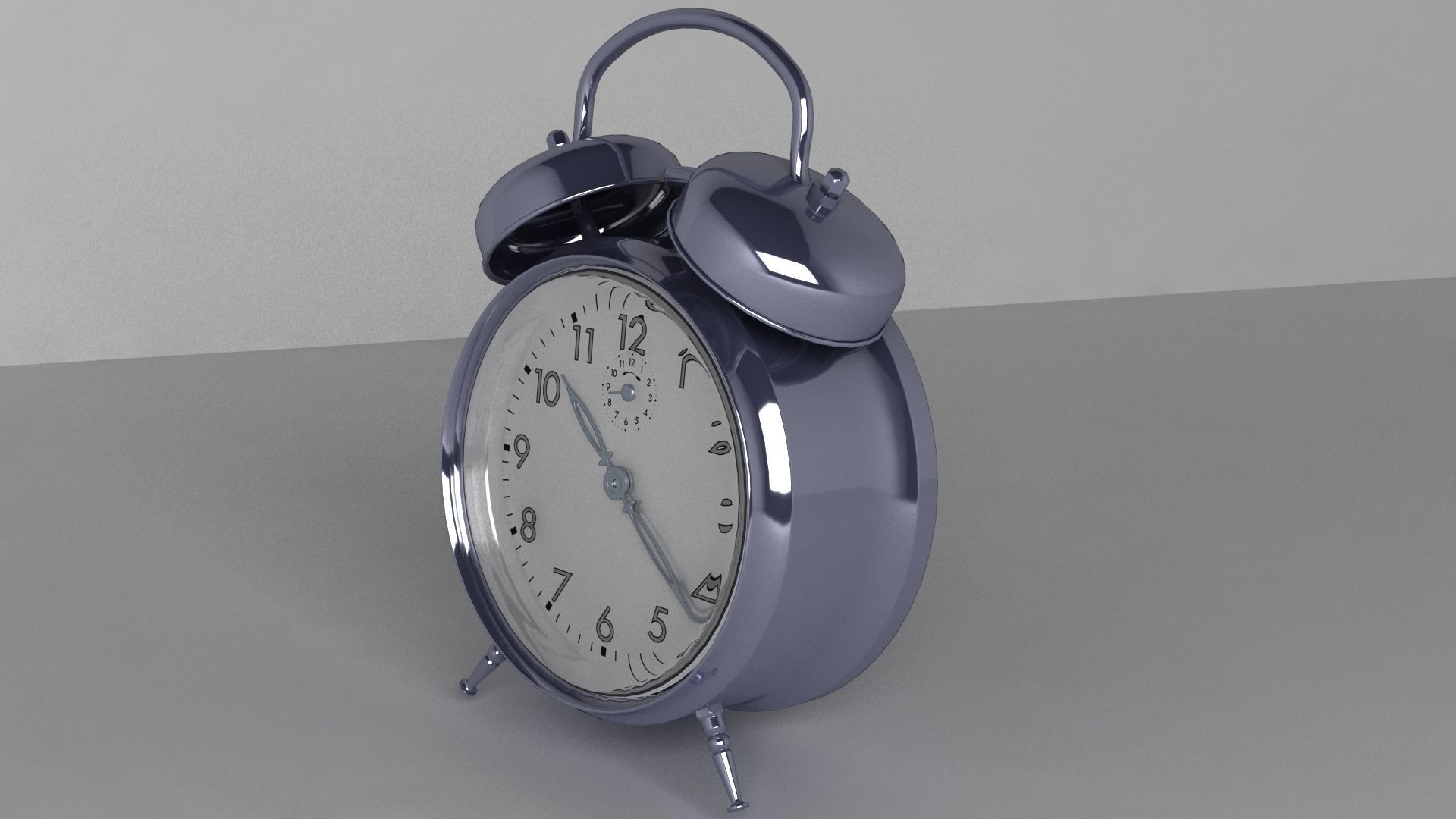 Alarm Clock 3D model_2