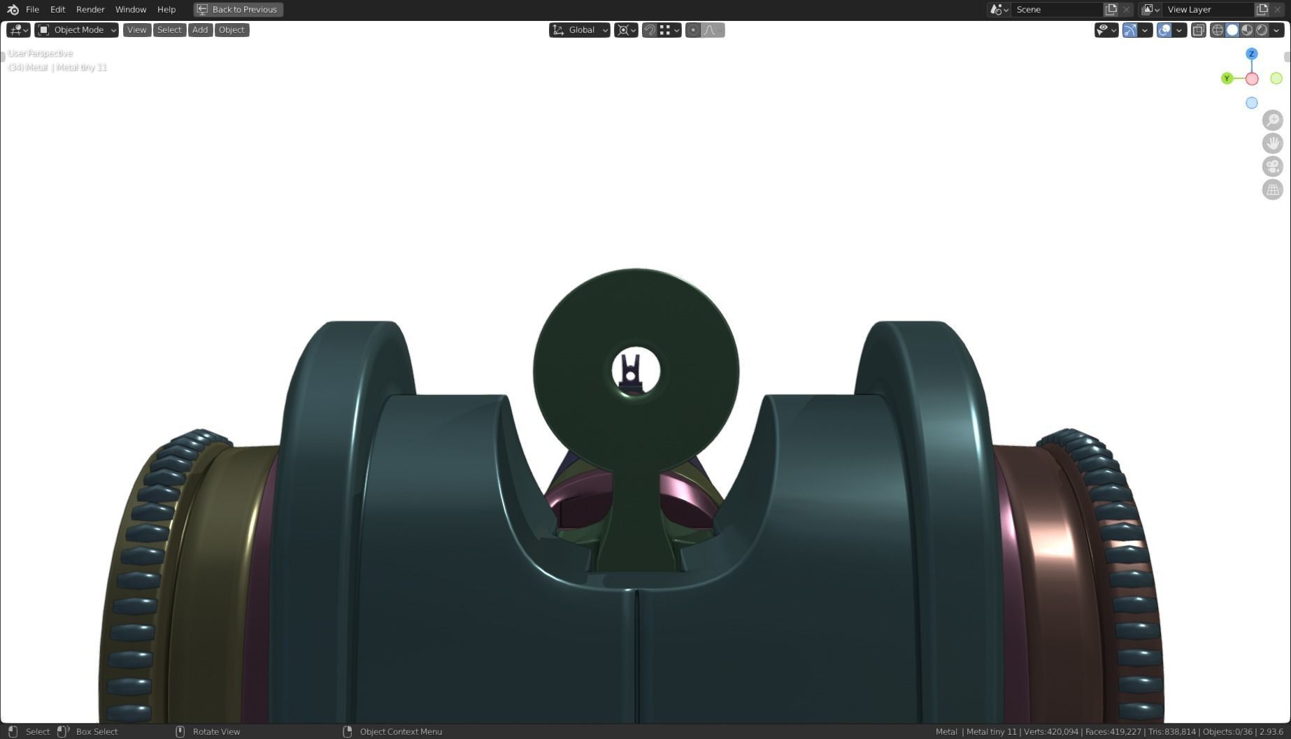 M1 Garand High Poly 3D model_17