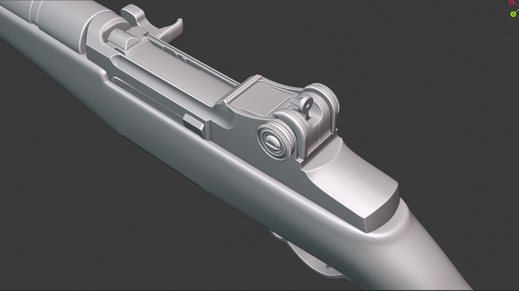 M1 Garand High Poly 3D model_6