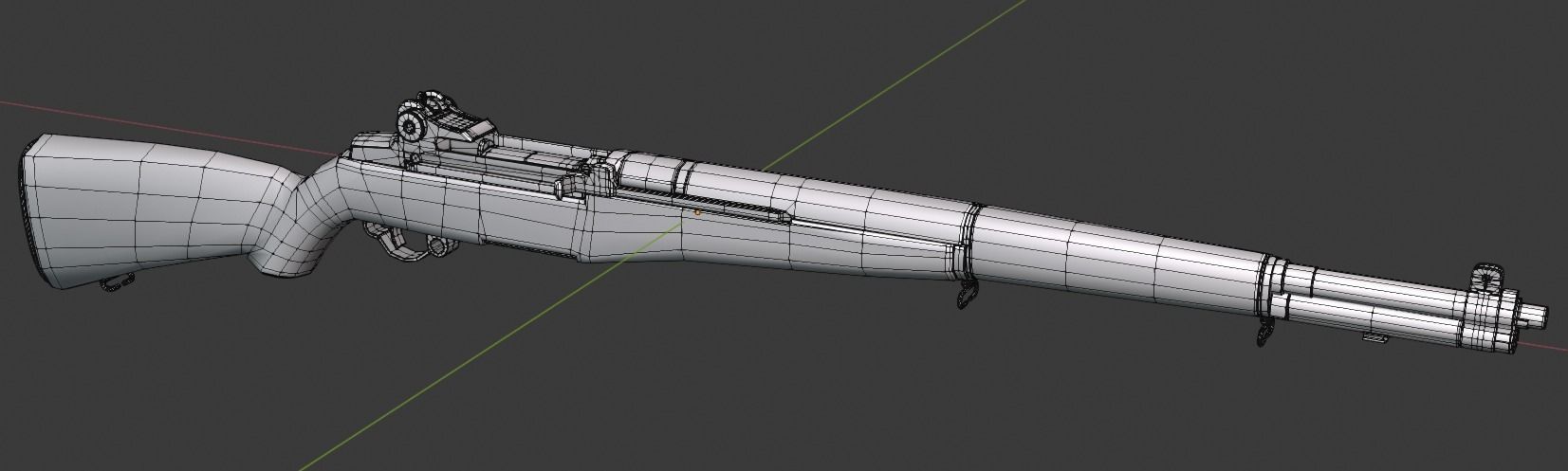 M1 Garand High Poly 3D model_10