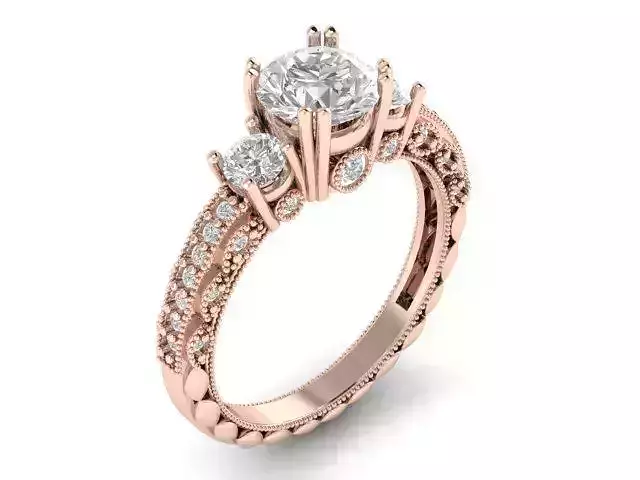 solitaire ring LOVE
