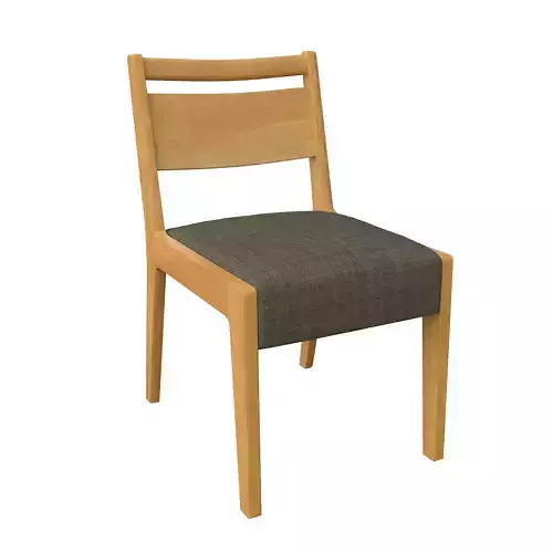 Chair06 wooden dining chair with fabric seat