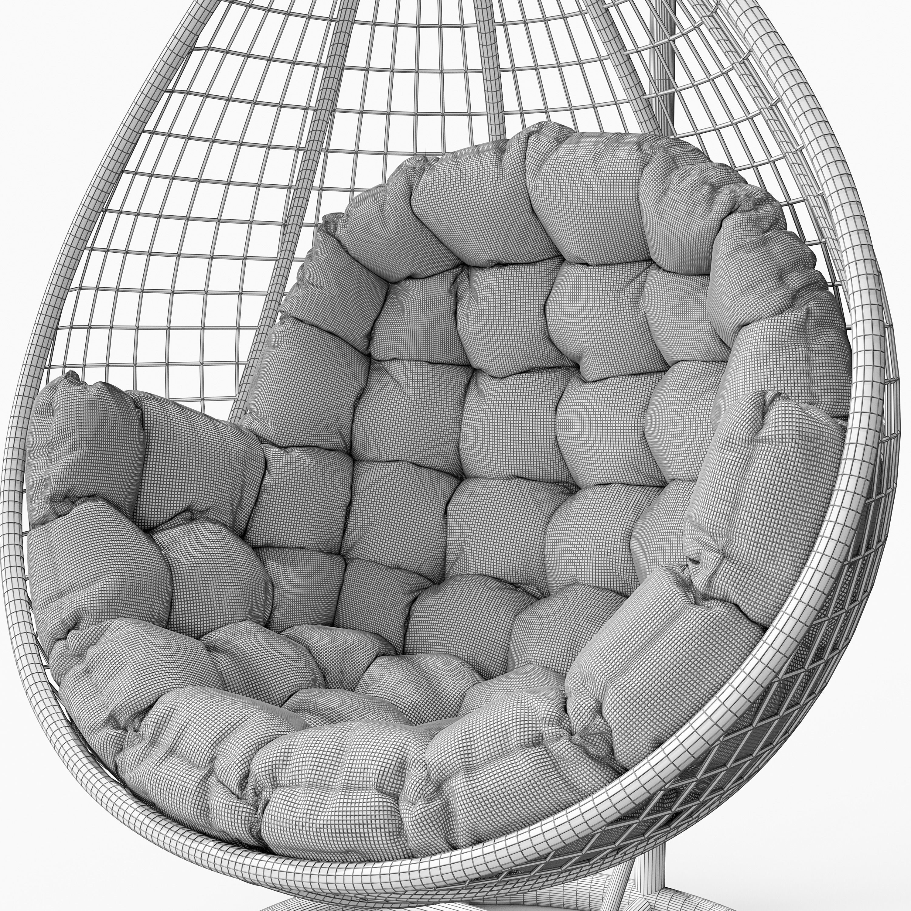Hanging Chair 3D model_5