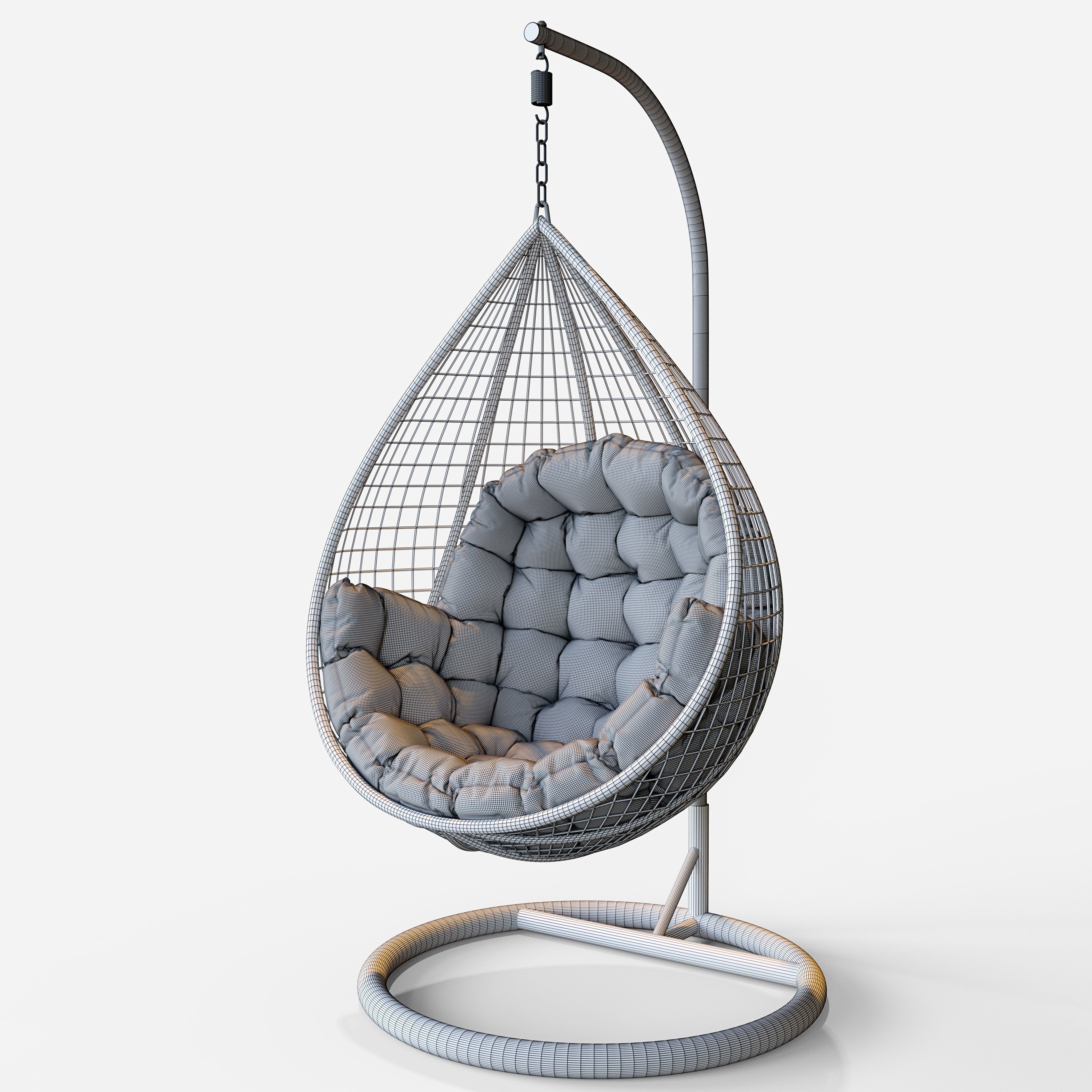 Hanging Chair 3D model_4