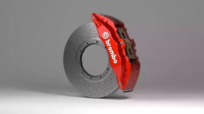 Brembo Brake Caliper Free 3D model
