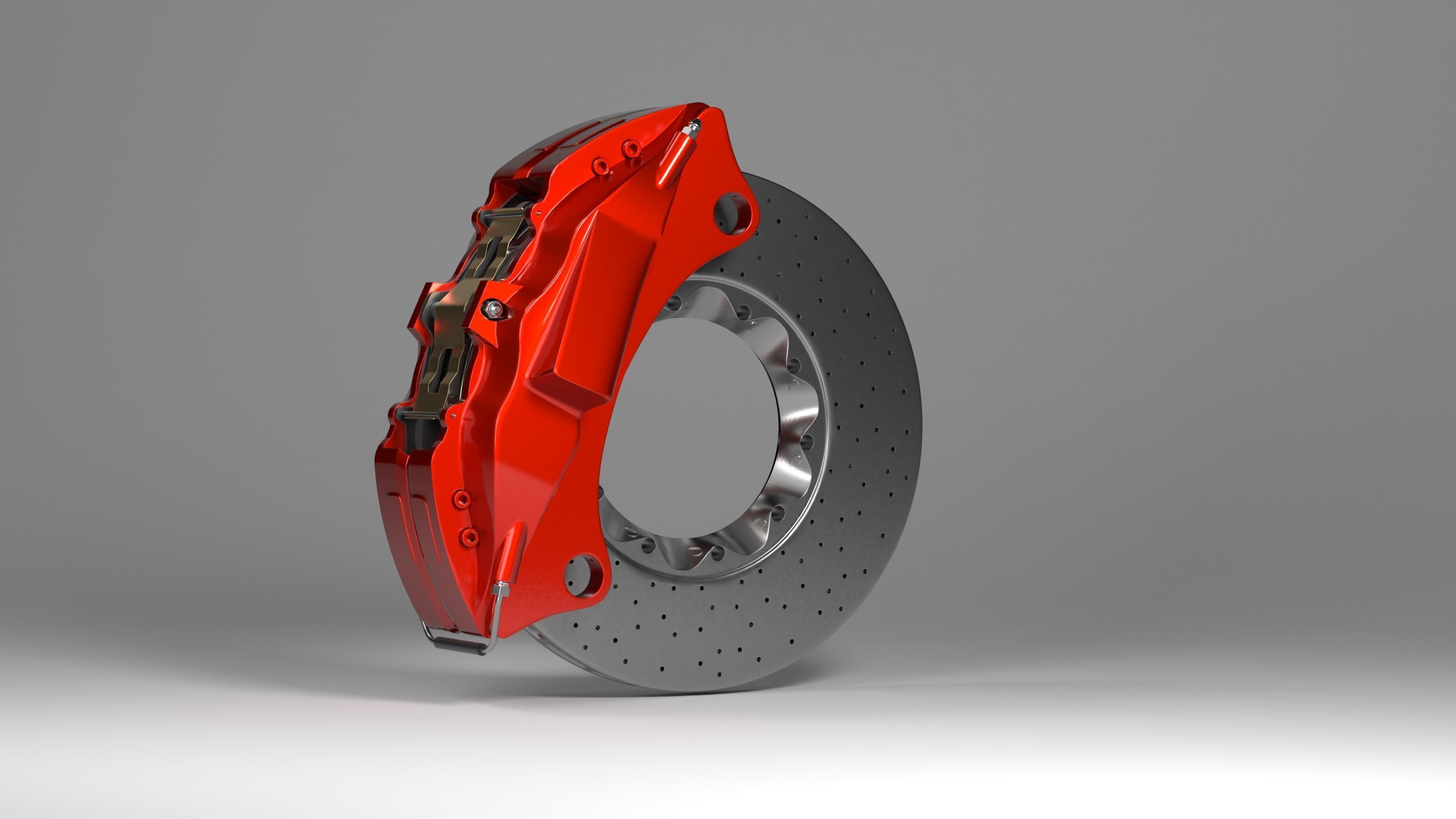 Brembo Brake Caliper Free 3D model_2
