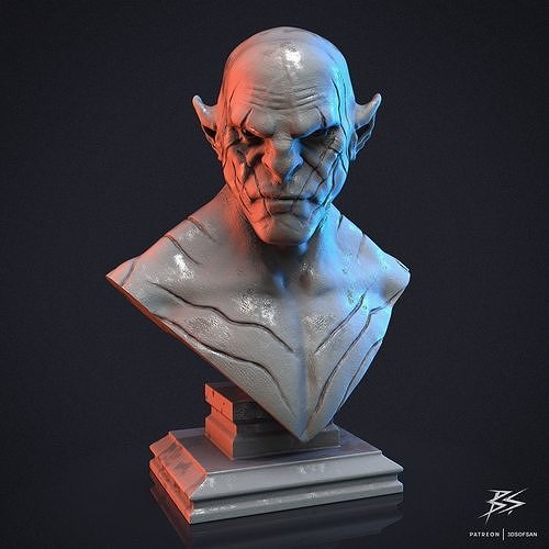 Azog the Defiler 3D print model
