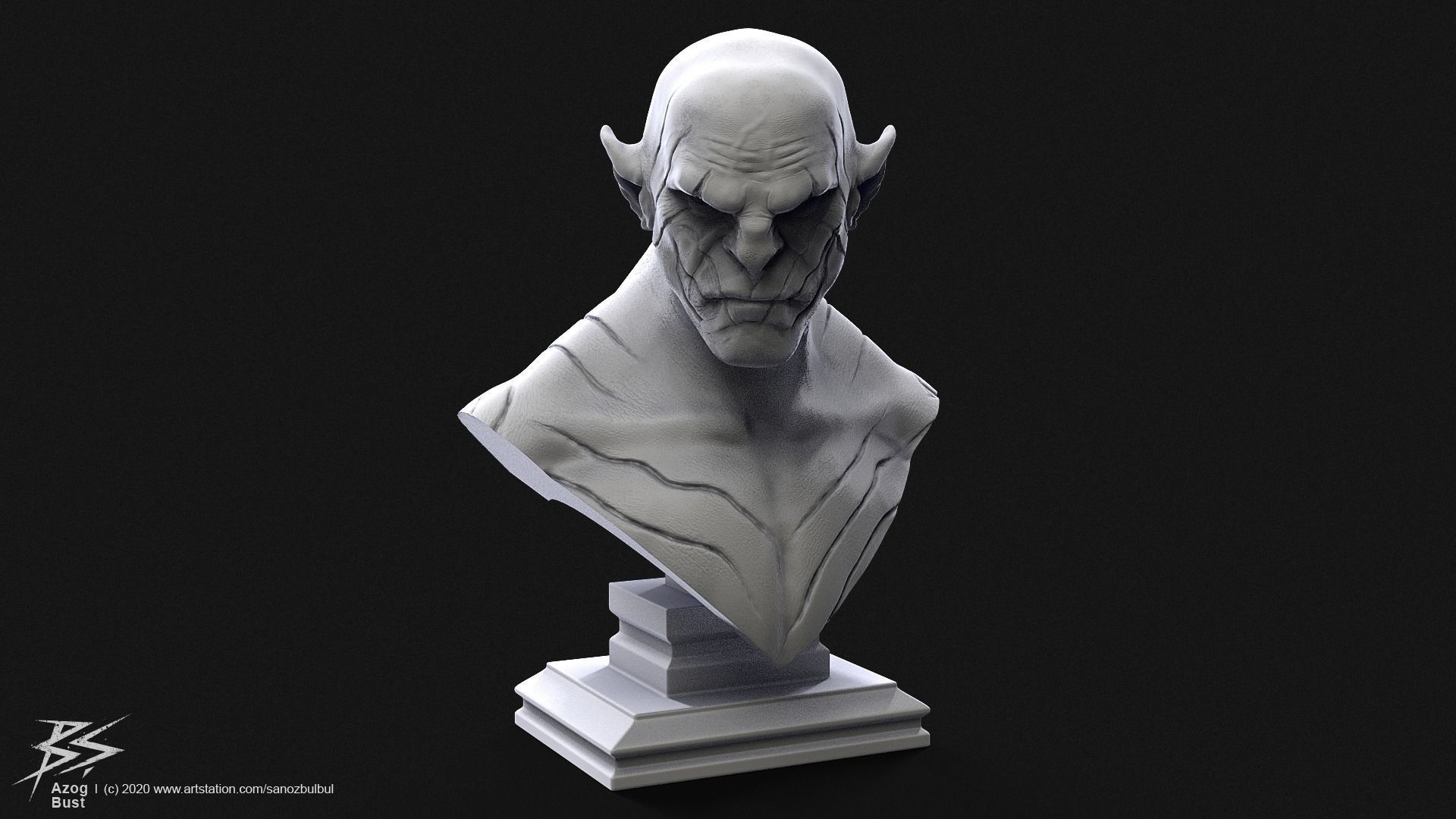 Azog the Defiler 3D print model_2