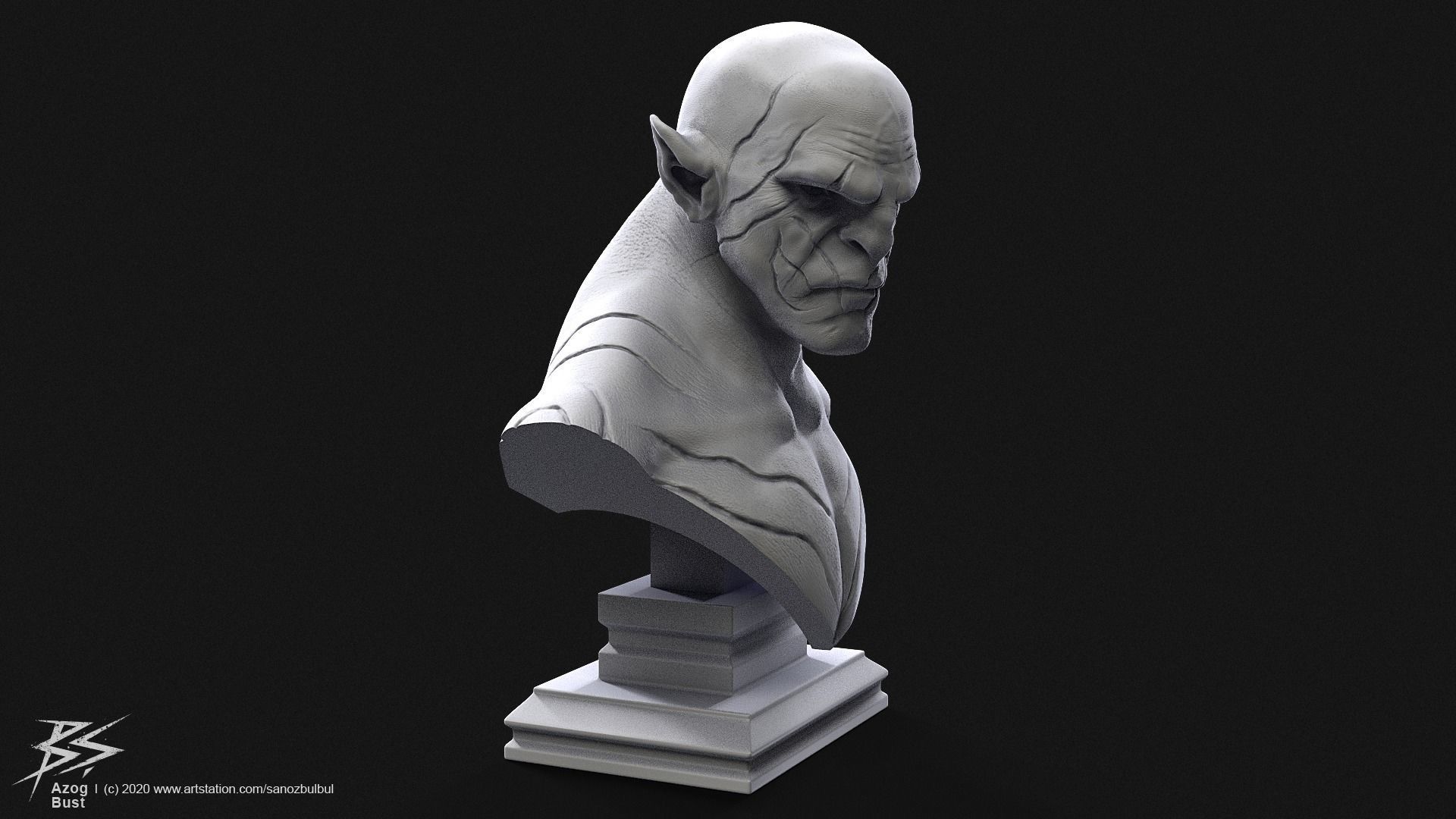 Azog the Defiler 3D print model_4