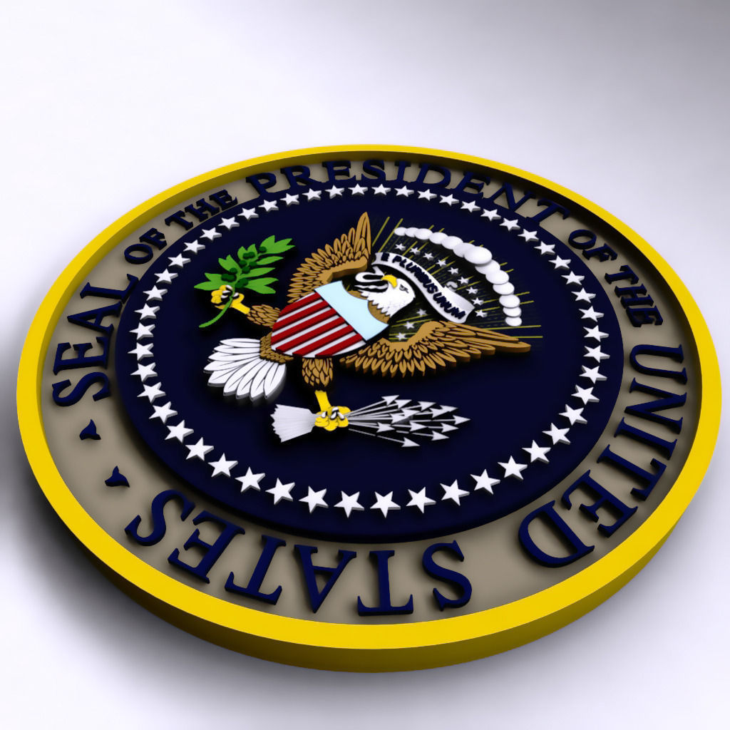 Presidential Seal 3D model_4