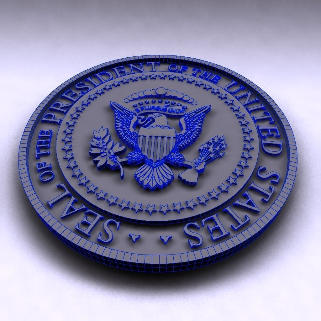 Presidential Seal 3D model_1