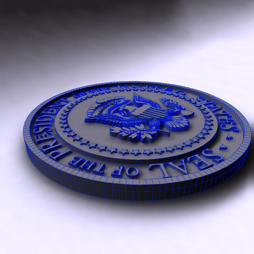 Presidential Seal 3D model_3