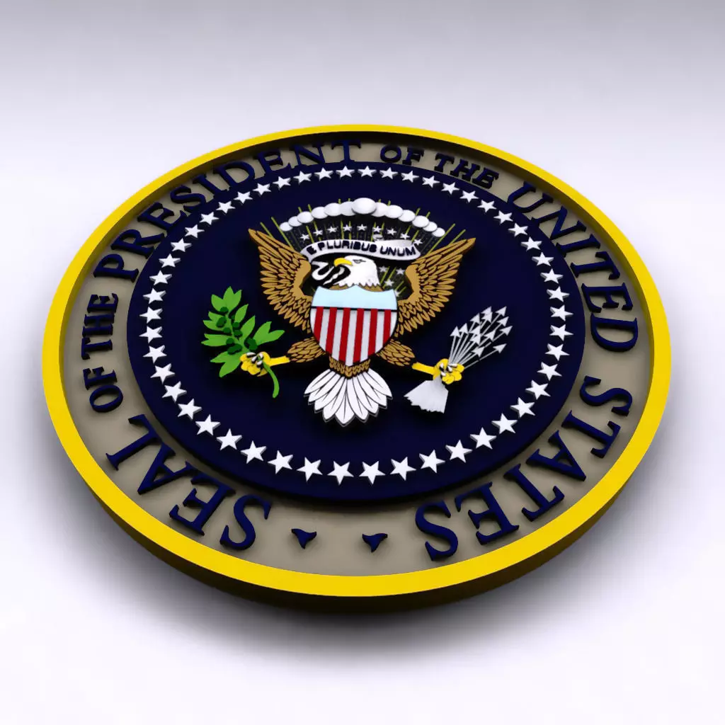 Presidential Seal 3D model_0