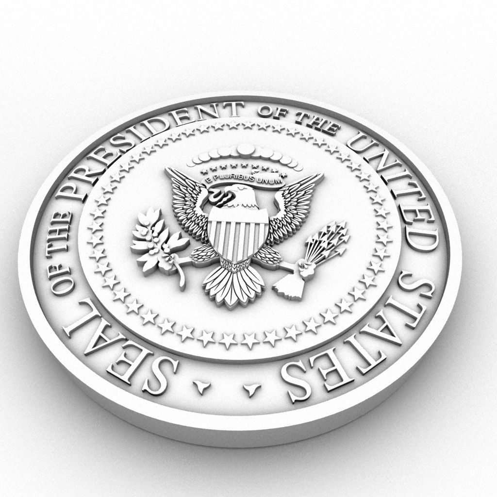 Presidential Seal 3D model_2