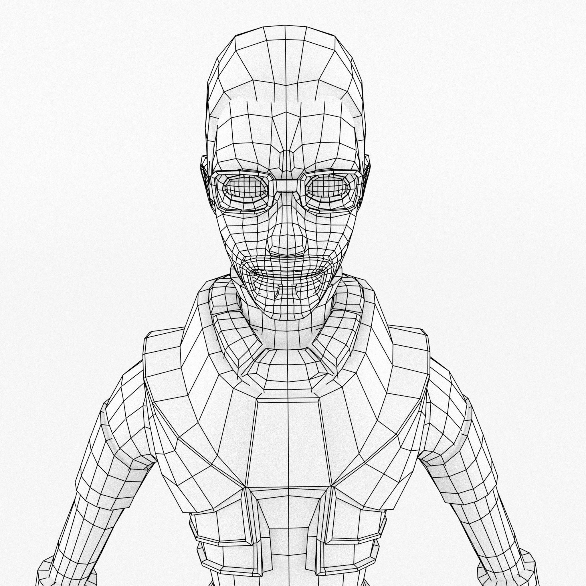 Gordon Freeman Free low-poly 3D model_11