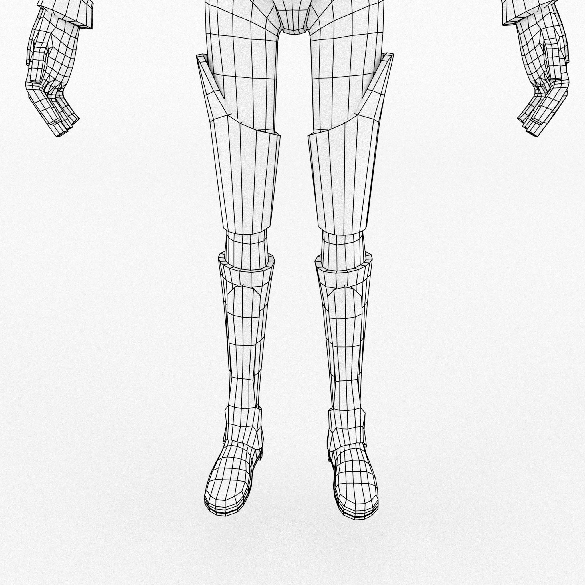 Gordon Freeman Free low-poly 3D model_12