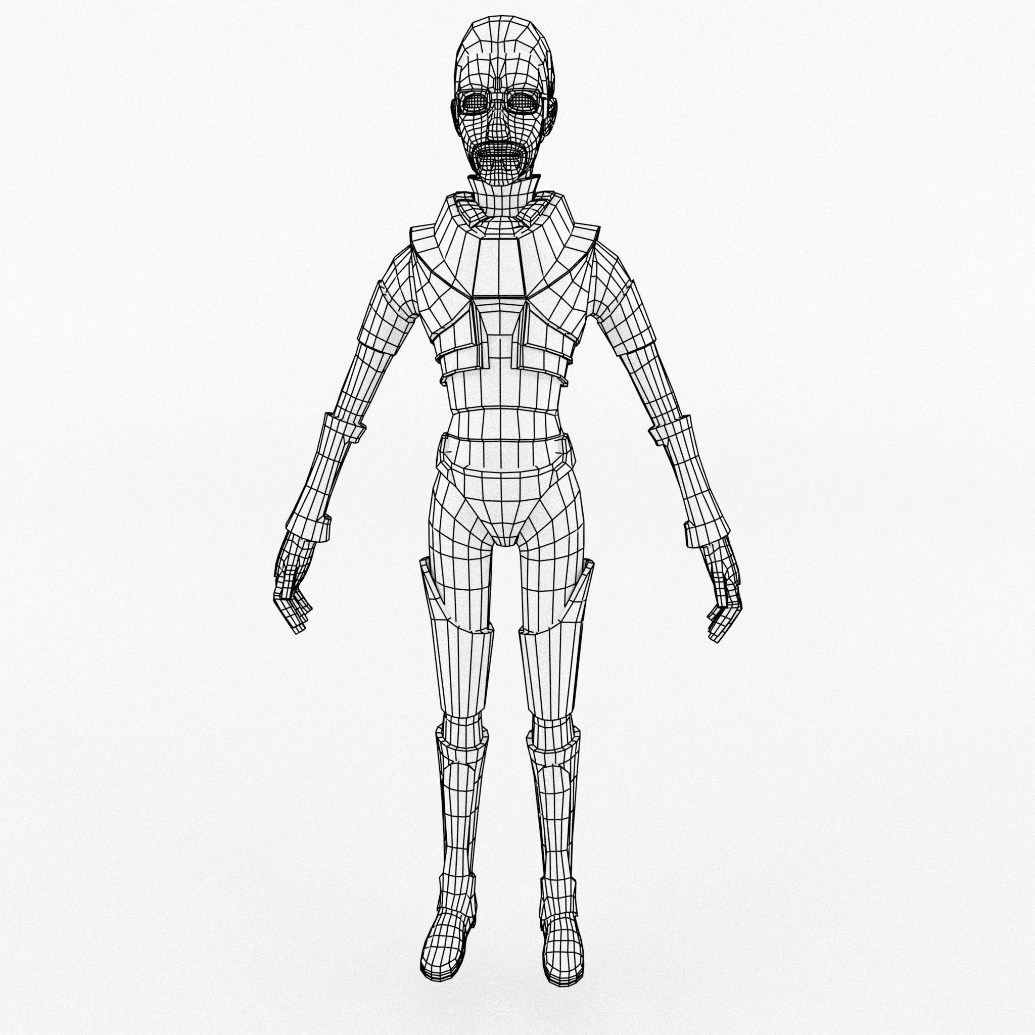 Gordon Freeman Free low-poly 3D model_8