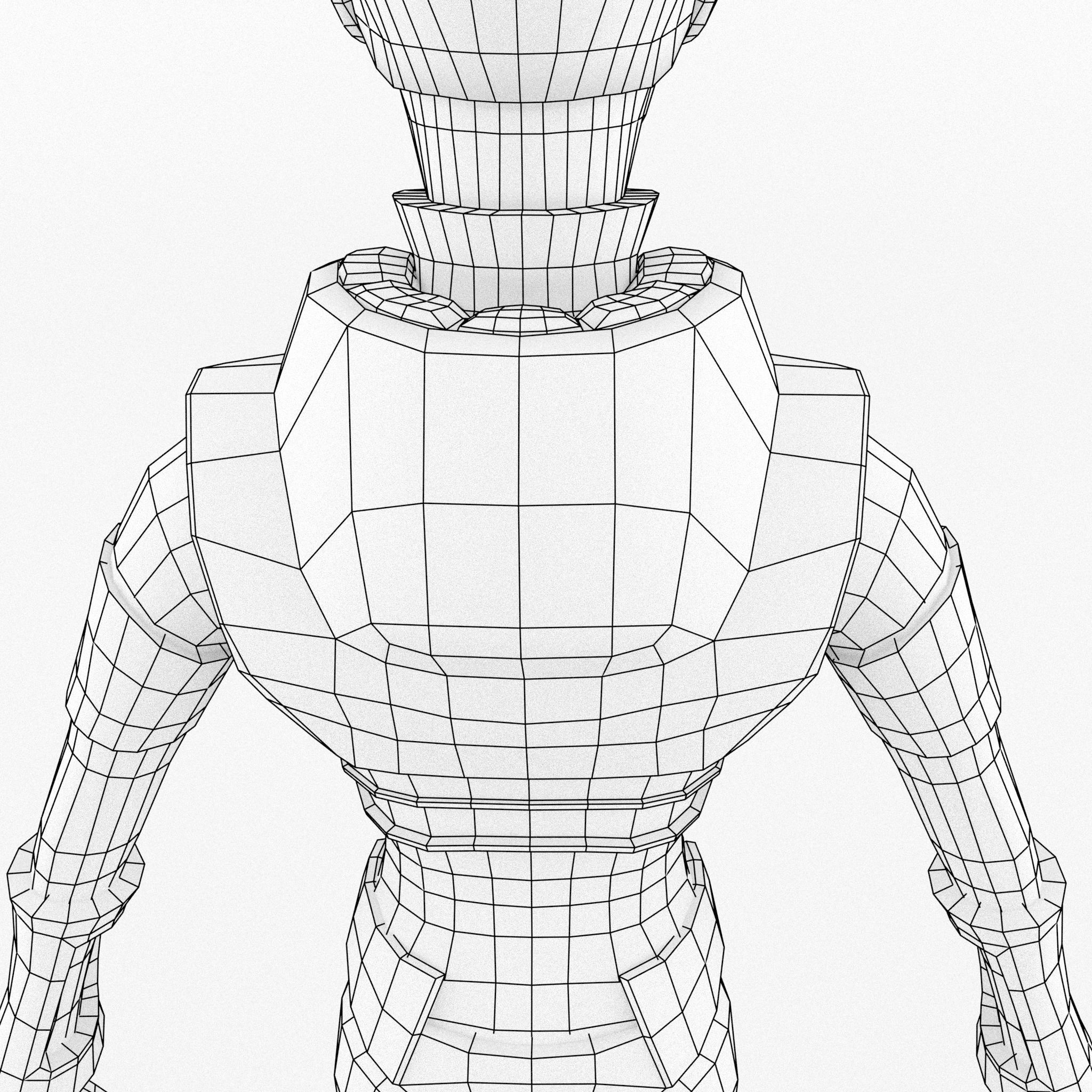 Gordon Freeman Free low-poly 3D model_14