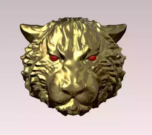 Animal Tiger Ring Detailed