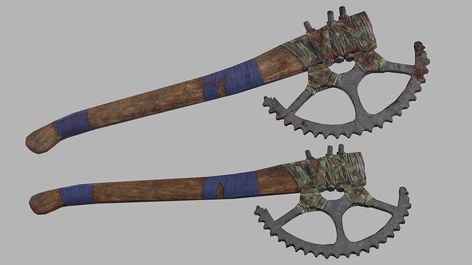 zombie killer Low-poly 3D model