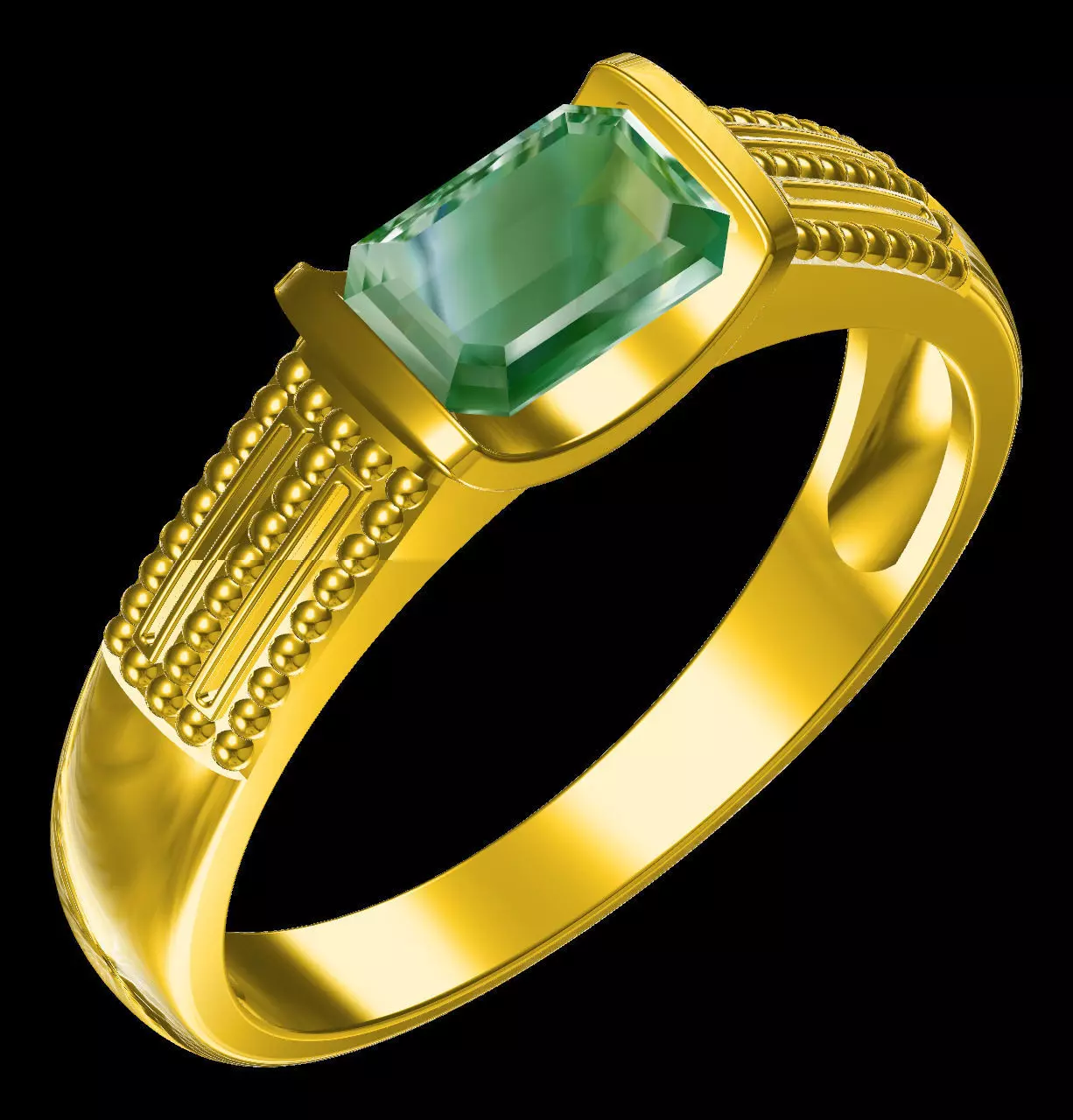 Nhan da baget Free 3D model