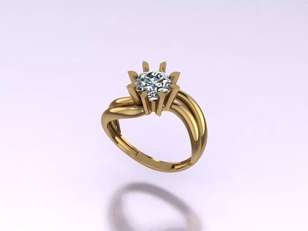 solitaire T 493 3D print model_0