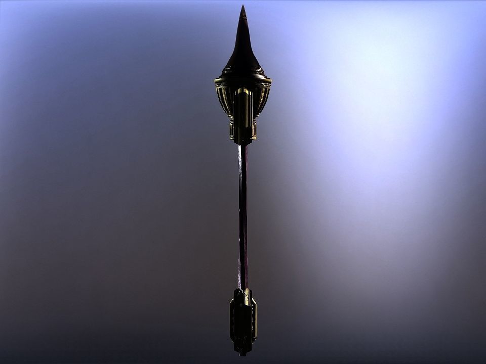 Cursed kingdom spears collection Low-poly 3D model_11